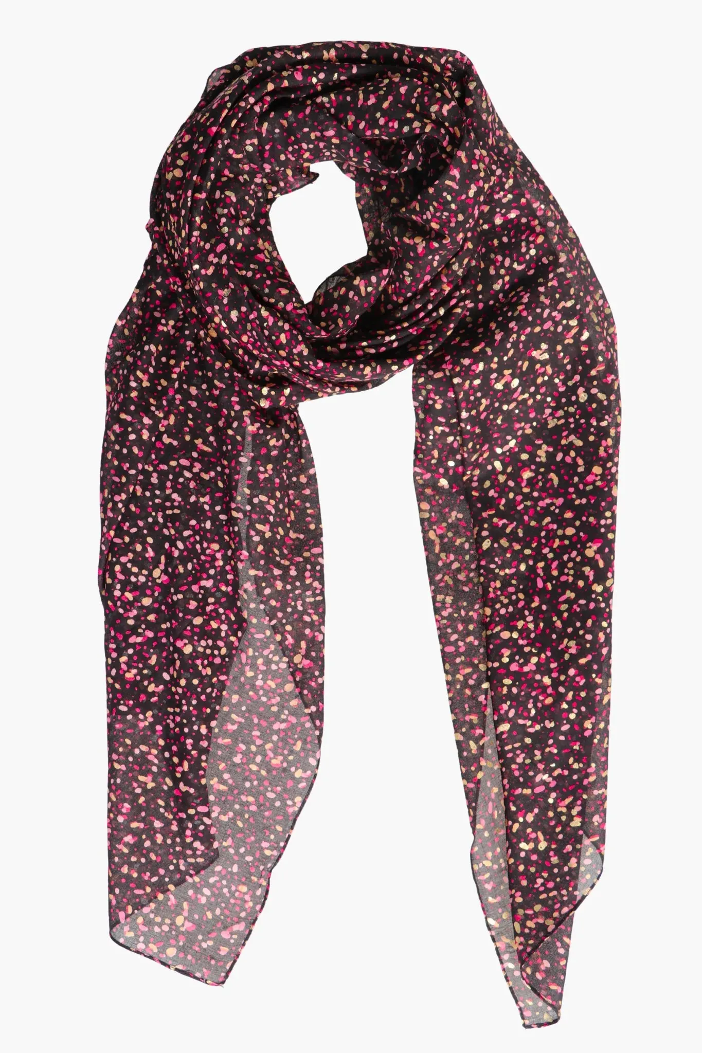 3140 Modal Blend Scarf in Speckle Print