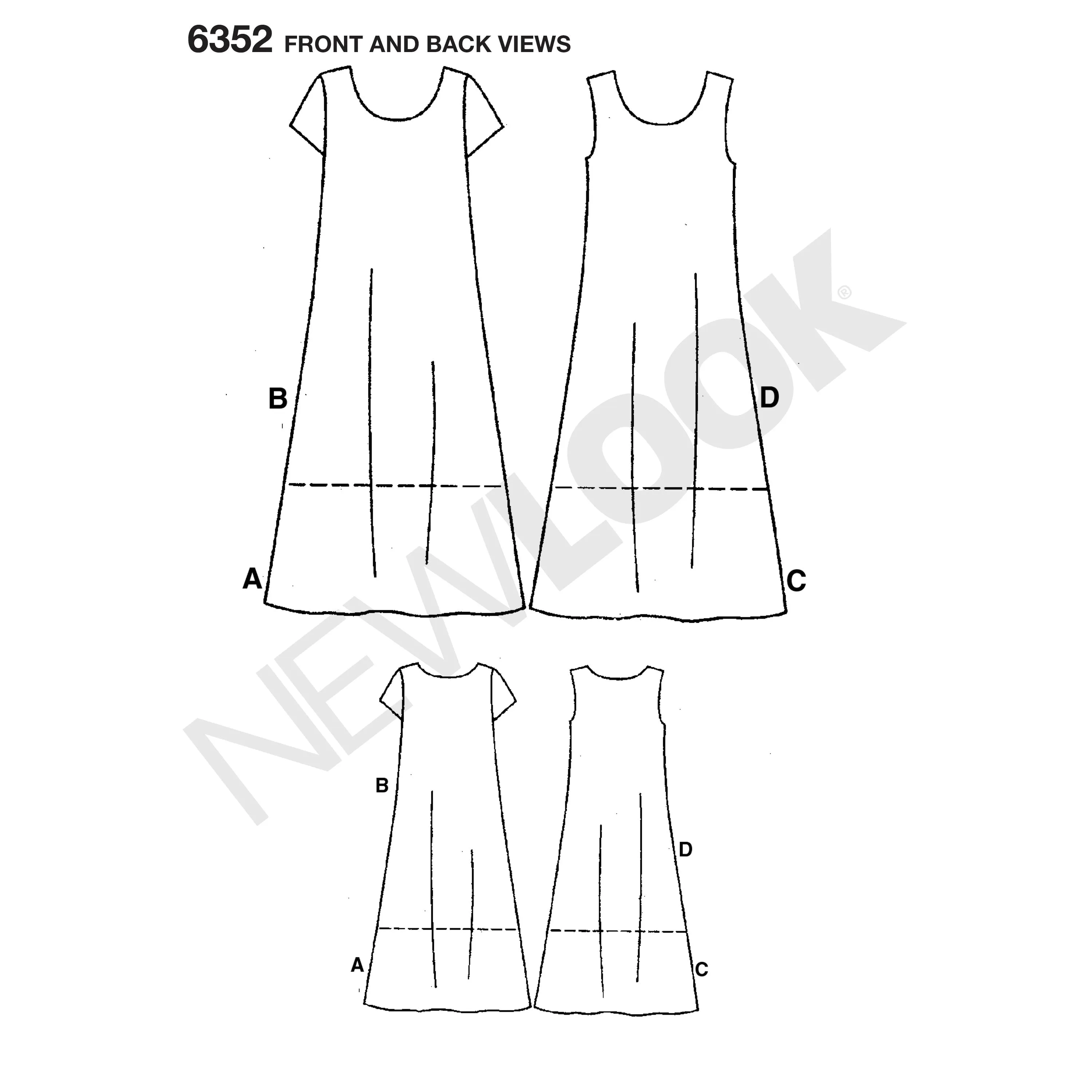 6352 Misses Dresses