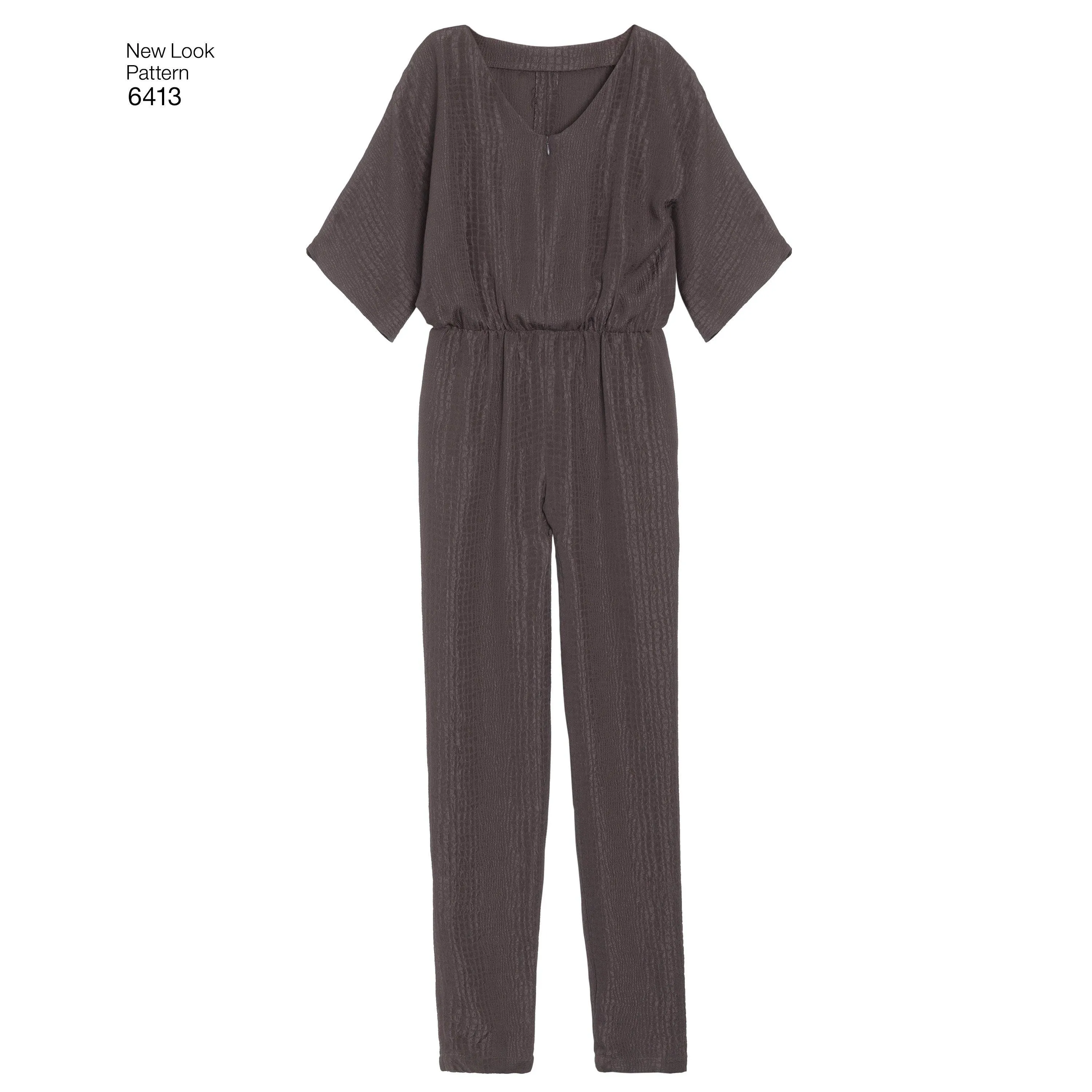 6413 Misses' Jumpsuit and Dress in Two Lengths