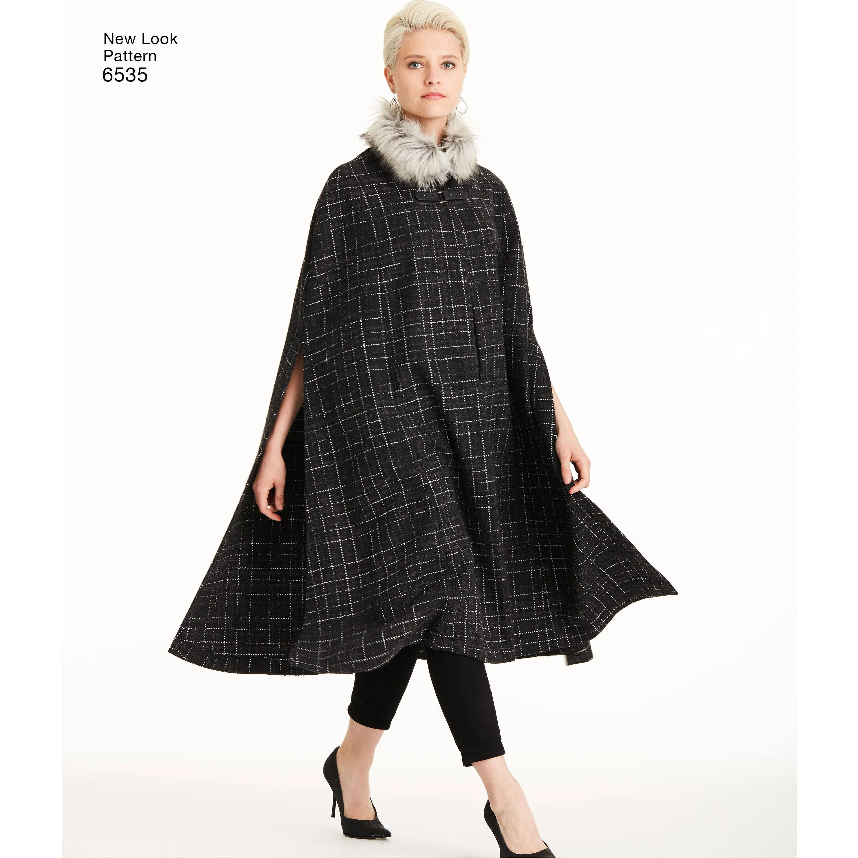 6535 New Look Pattern 6535 Women's Capes in Four Lengths