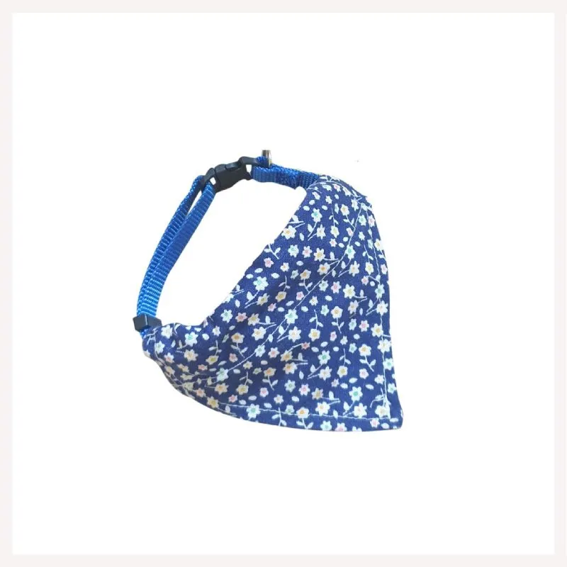 A A Pets' 2in1 Scarf Collar In Tiny Flower Design