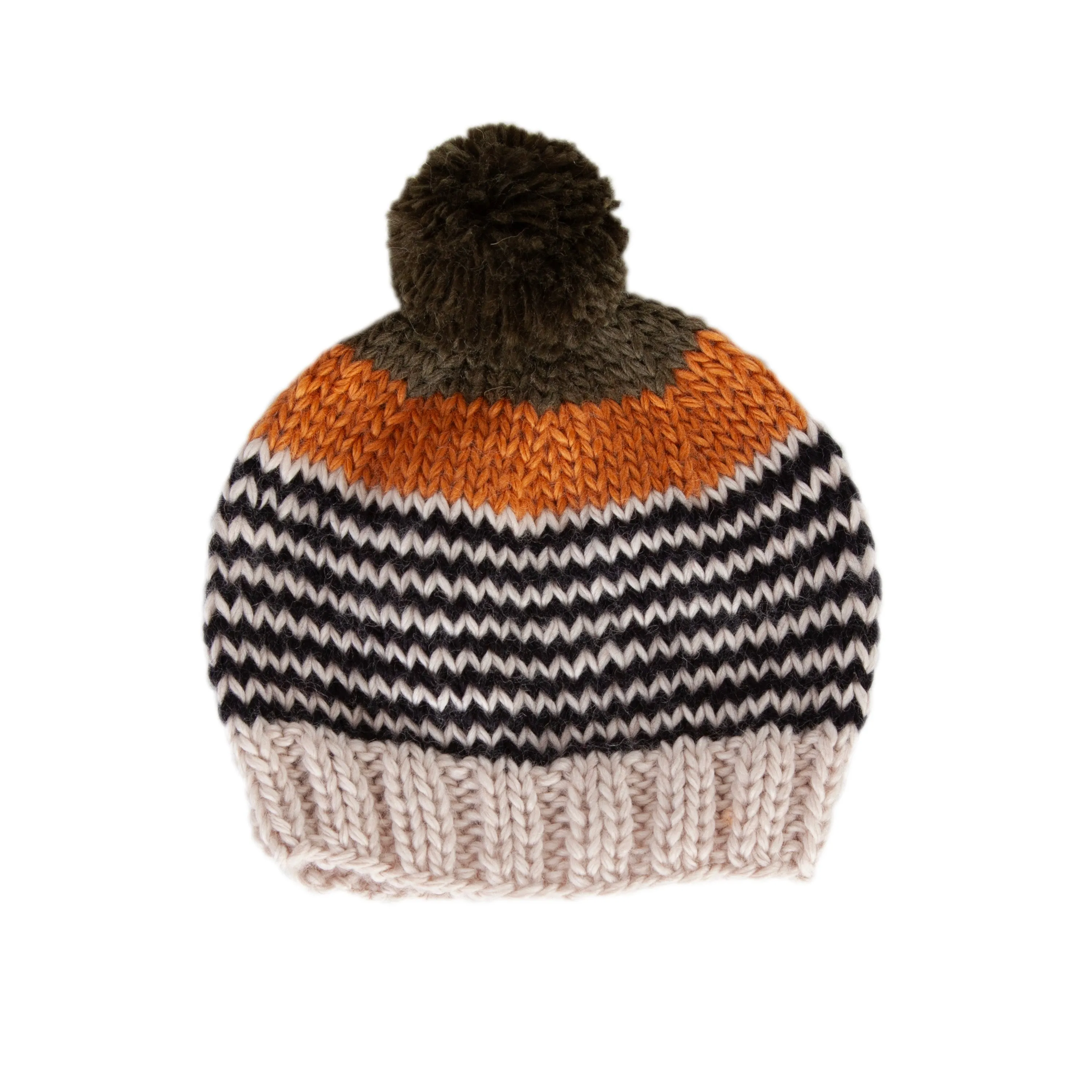 ACORN HORIZON BEANIE BLACK STRIPE