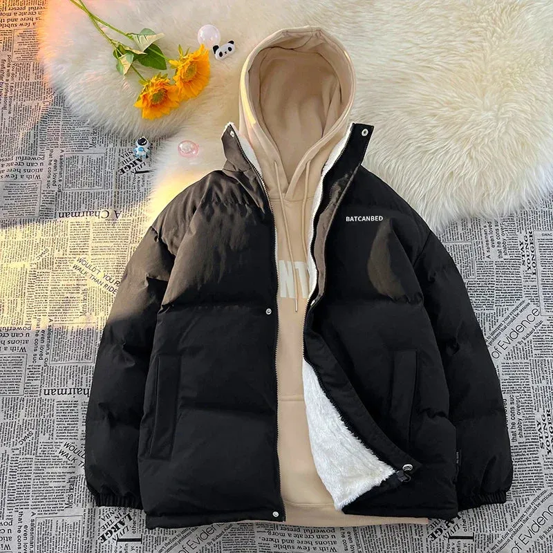 Aidase 2024 New Women Thicken Parka Stand Collar Cotton Padded Jackets Fashion Female Thicken Winter Coats