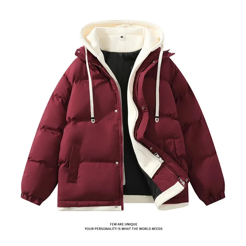 Aidase 2024 New Women Thicken Parka Stand Collar Cotton Padded Jackets Fashion Female Thicken Winter Coats