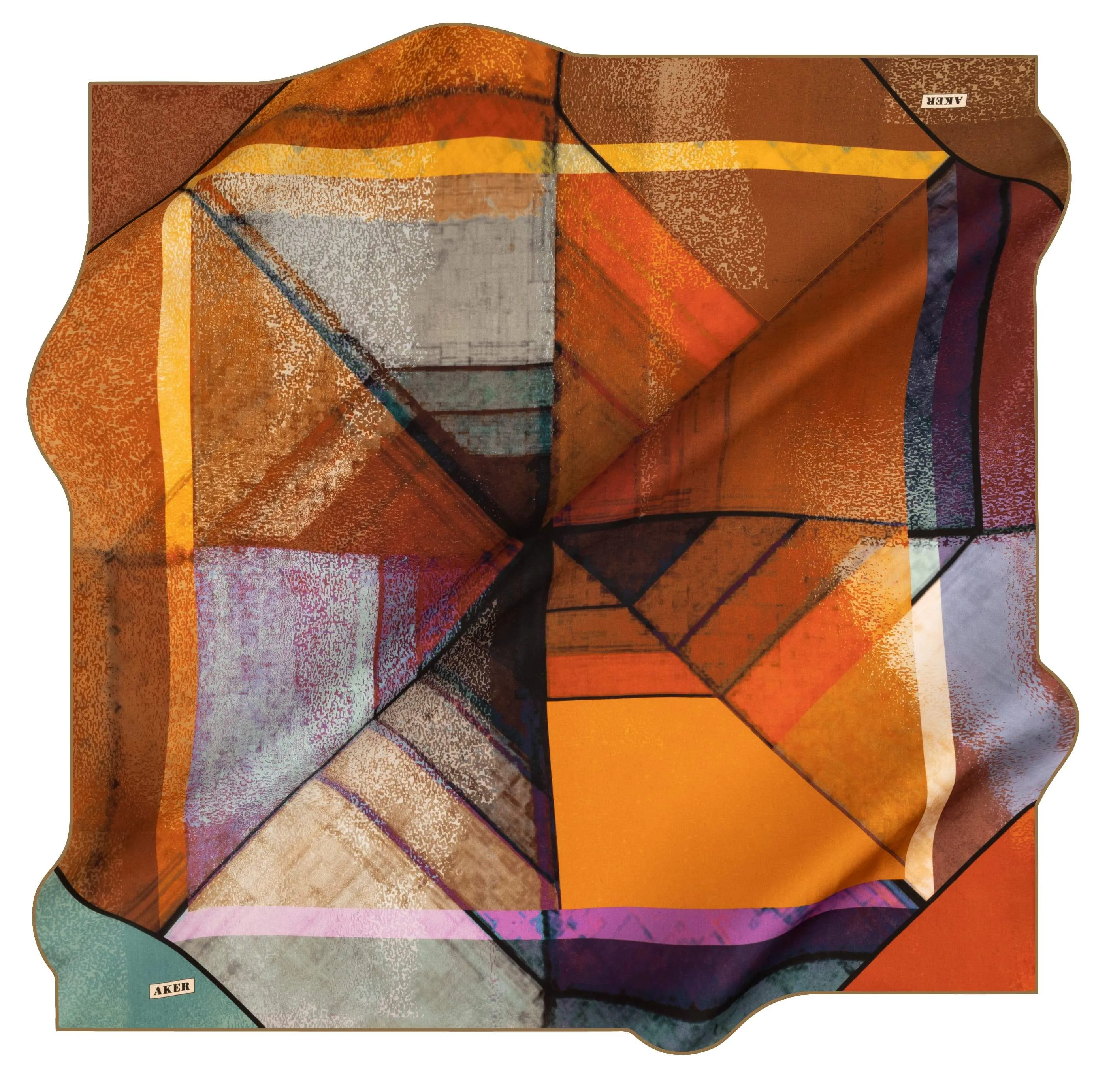 Aker Illusion Turkish Silk Scarf No. 61