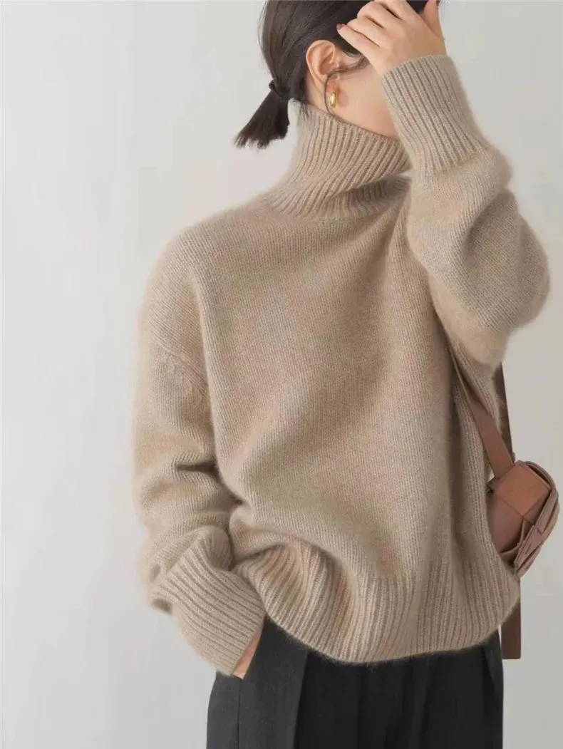 ANNA™ | WOOL TURTLENECK SWEATER FOR WOMEN