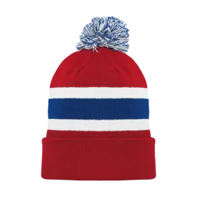 Athletic Knit (AK) A1830A-308 Adult Montreal Red Hockey Toque/Beanie