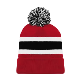 Athletic Knit (AK) A1830A-366 Adult New Jersey Red Hockey Toque/Beanie