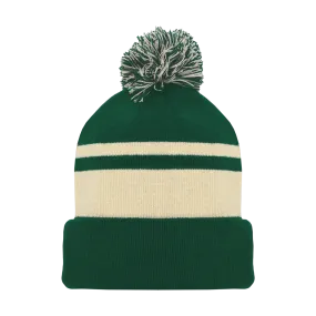 Athletic Knit (AK) A1830Y-563 Youth Minnesota Dark Green Hockey Toque/Beanie