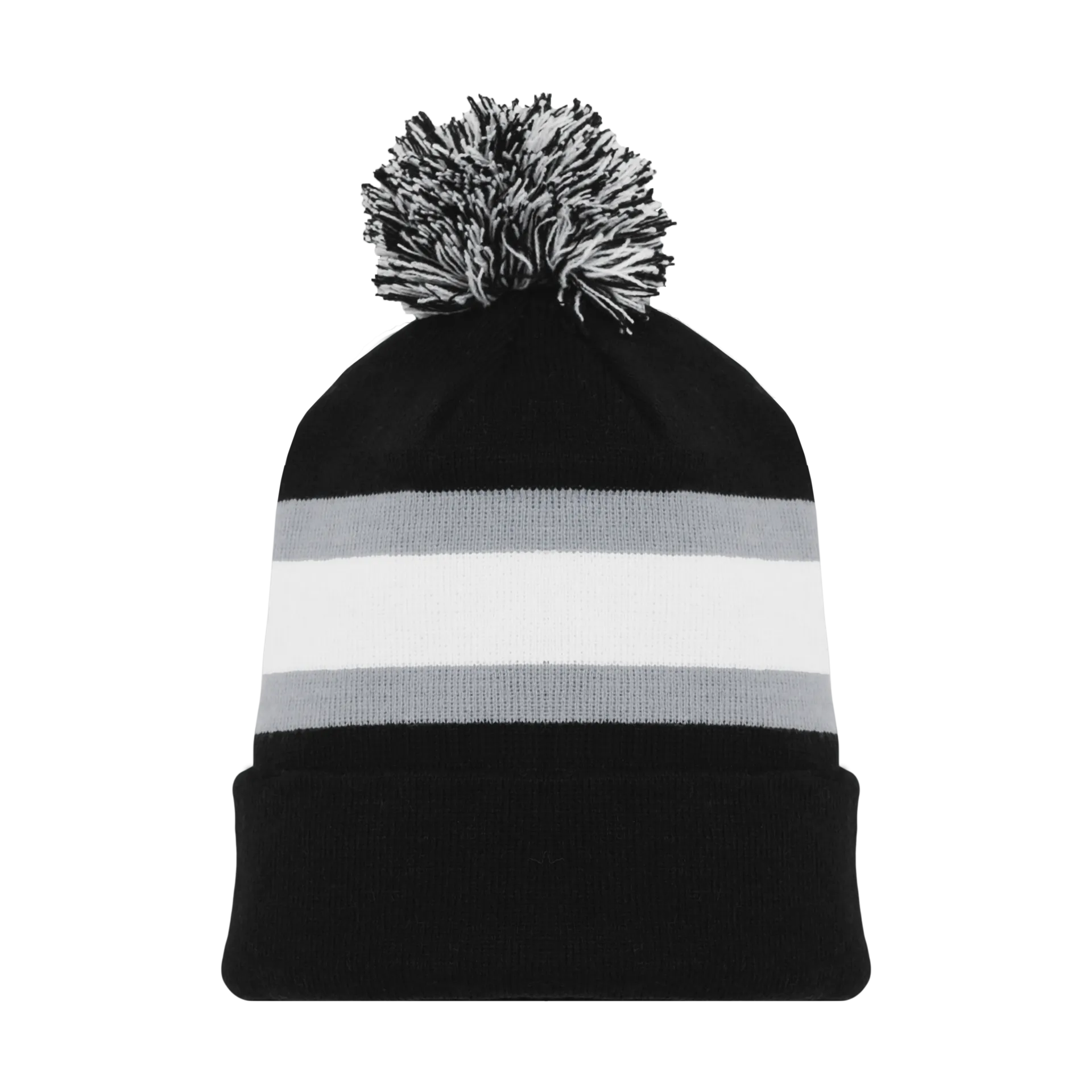 Athletic Knit (AK) A1830Y-941 Youth LA Black Hockey Toque/Beanie