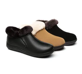 AUSTRALIAN SHEPHERD® UGG Slippers Sheepskin Wool Collar Ankle Daley