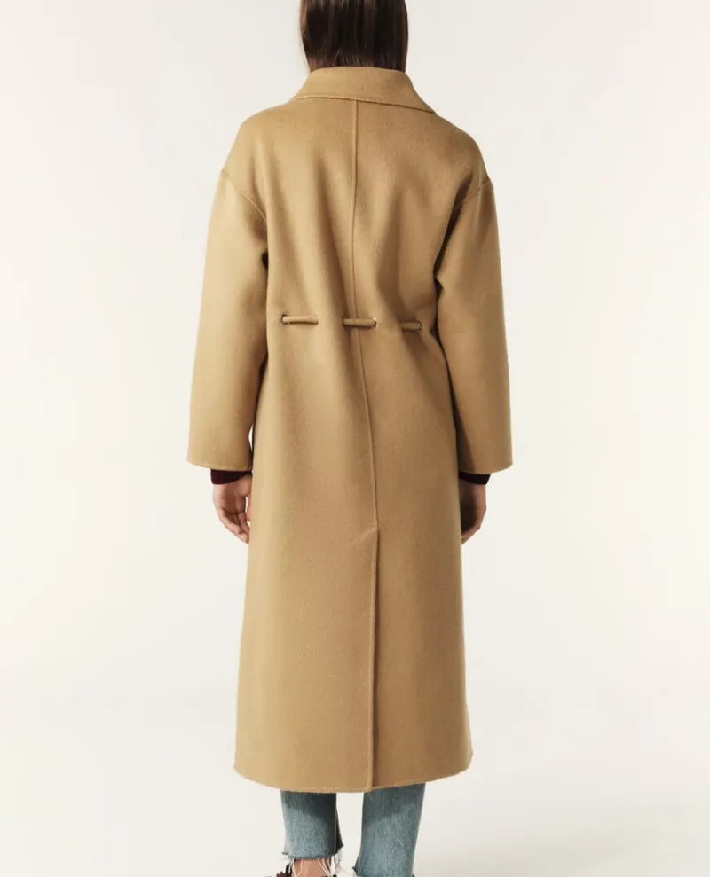 Ba&sh Kate Camel Long Coat