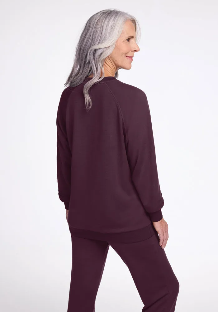 Bailey Crewneck Sweatshirt - Wine Tasting