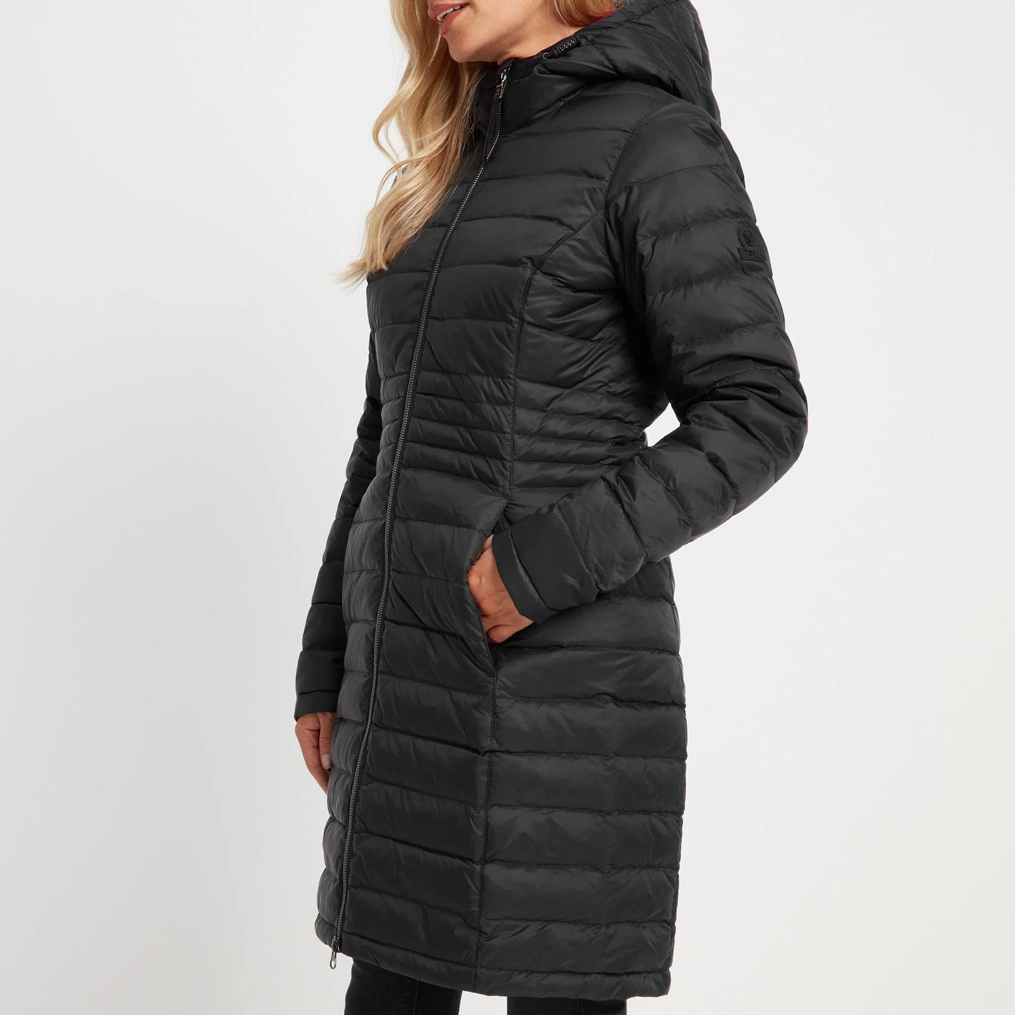 Bardsea Womens Long Down Jacket - Black