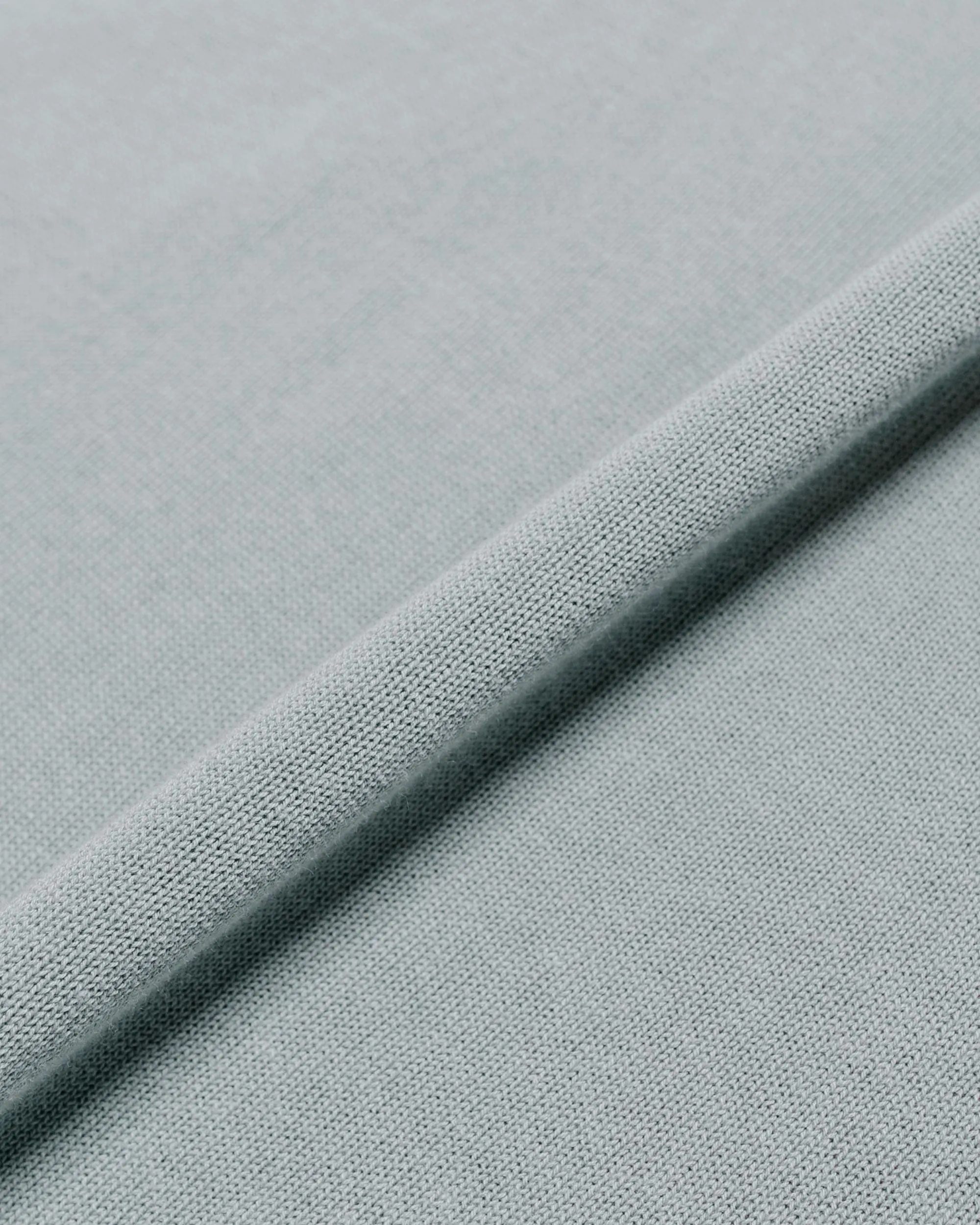 Beams Plus Knit Polo 12G Ice Blue