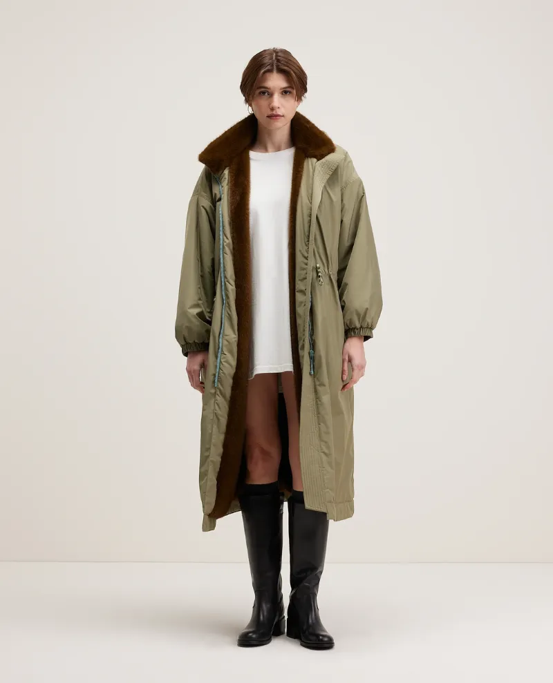 Bellerose Hosfo Jeep Green Long Coat