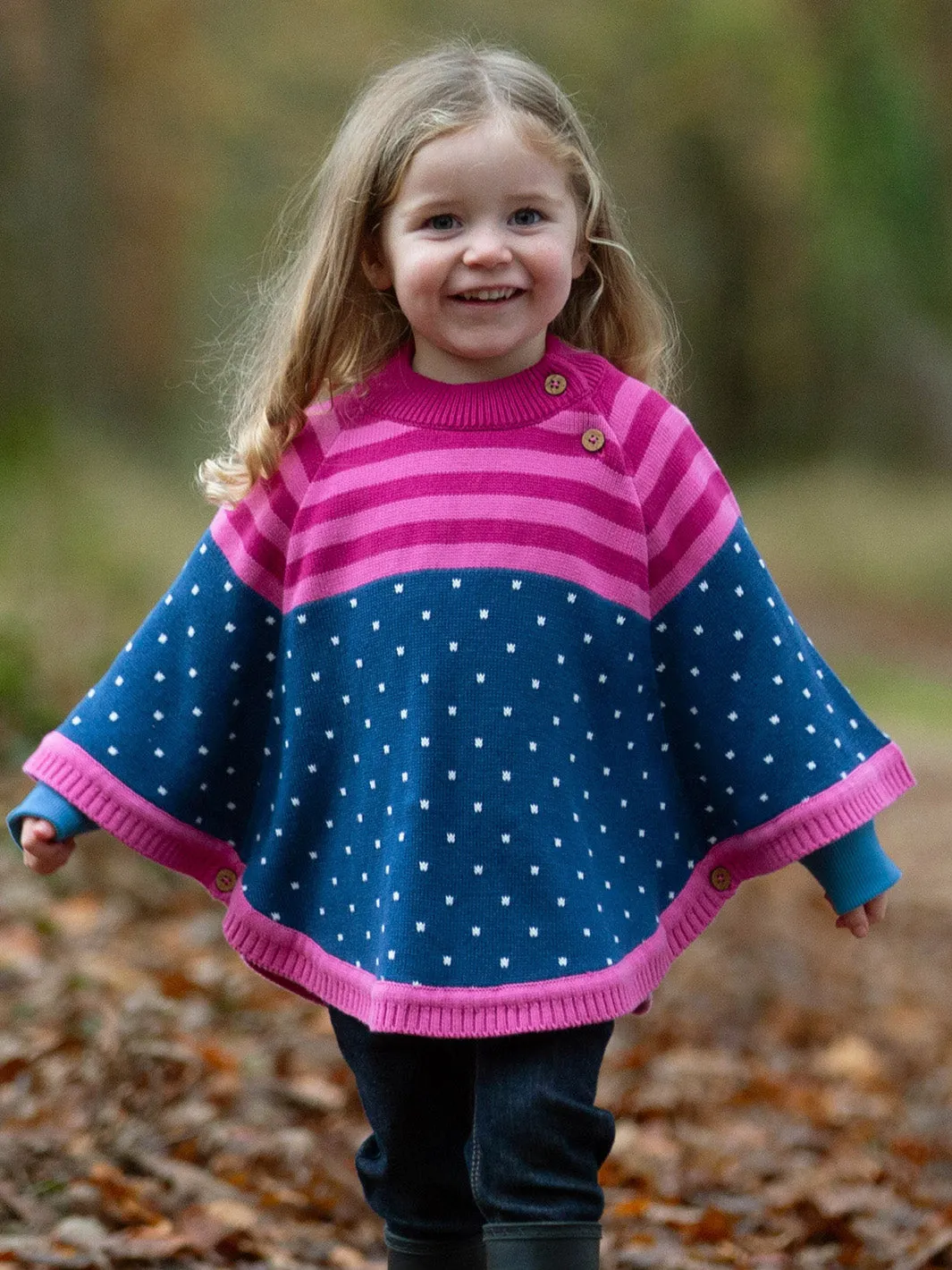 Berry blush poncho