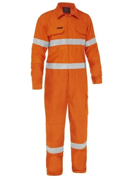 Bisley Apex 185 Taped Hi Vis FR Ripstop Coverall BC8478T