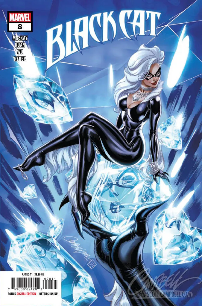 Black Cat #8 J. Scott Campbell Cover A Trade Dress