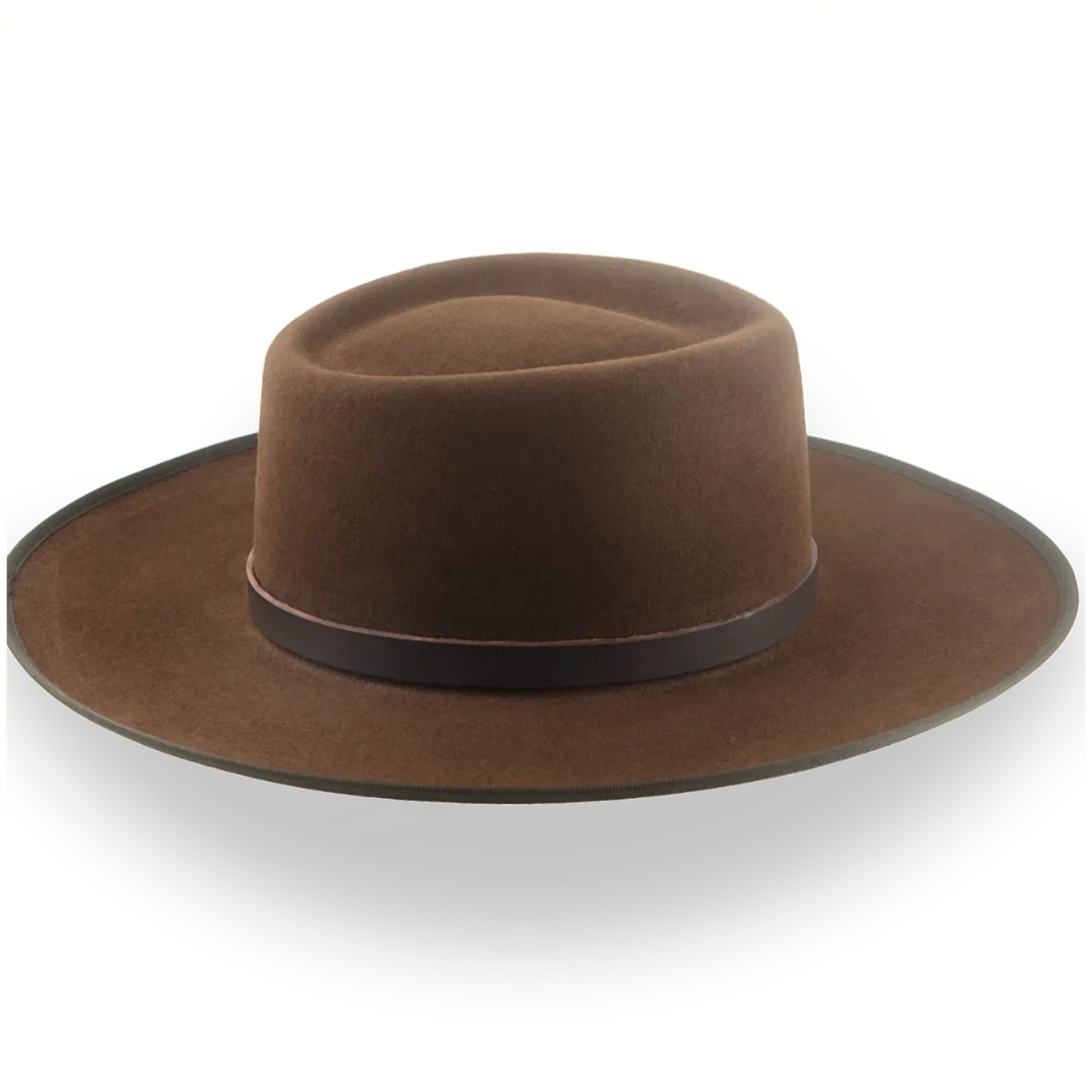 Brown Clint Eastwood Inspired Cowboy Hat in Durable Fur Felt | The Renegade