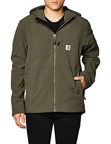 Carhartt 103829 Men's Hooded Rough Cut Jacket (Regular and Big & Tall Sizes)