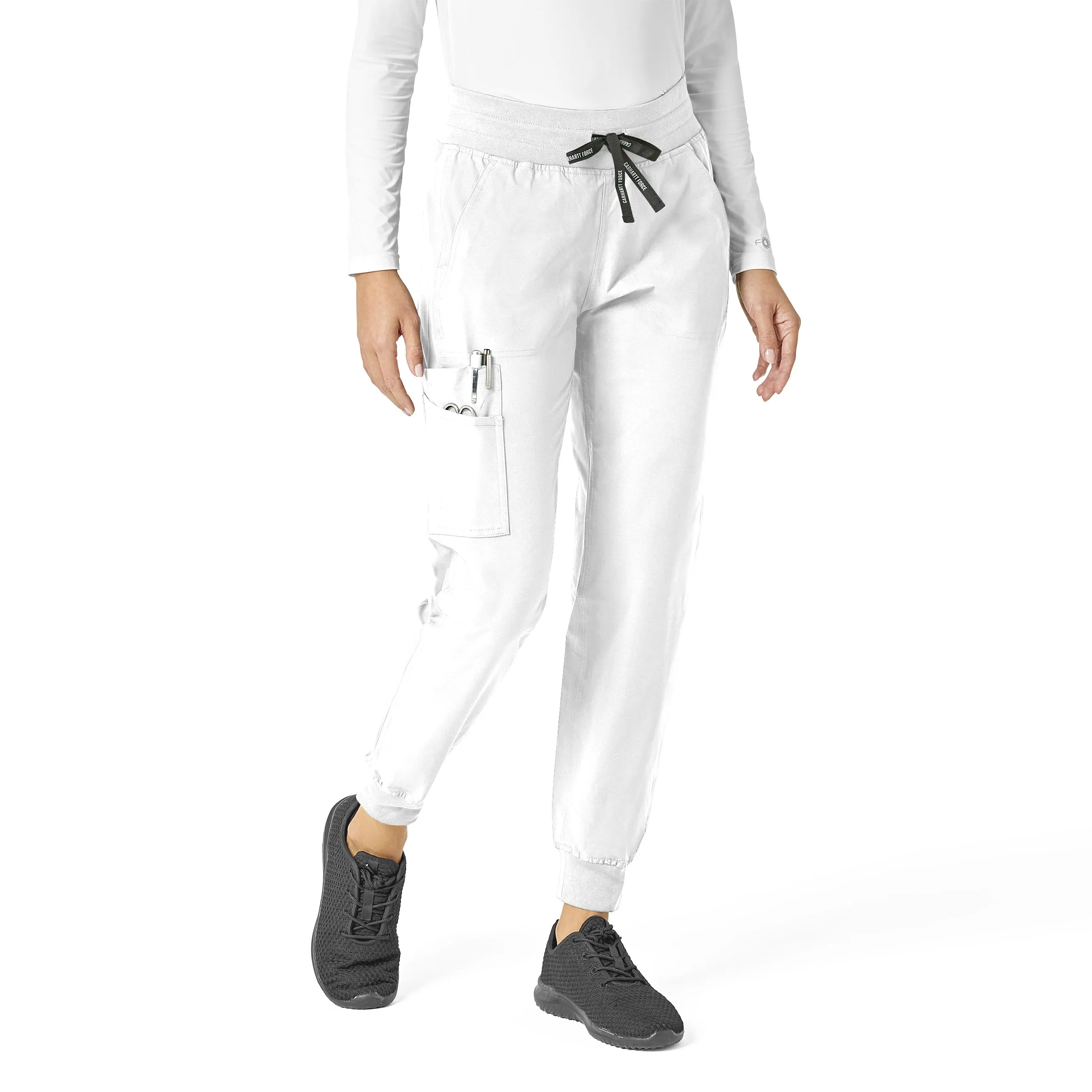 Carhartt Force Essentials Women's Jogger Scrub Pant - White