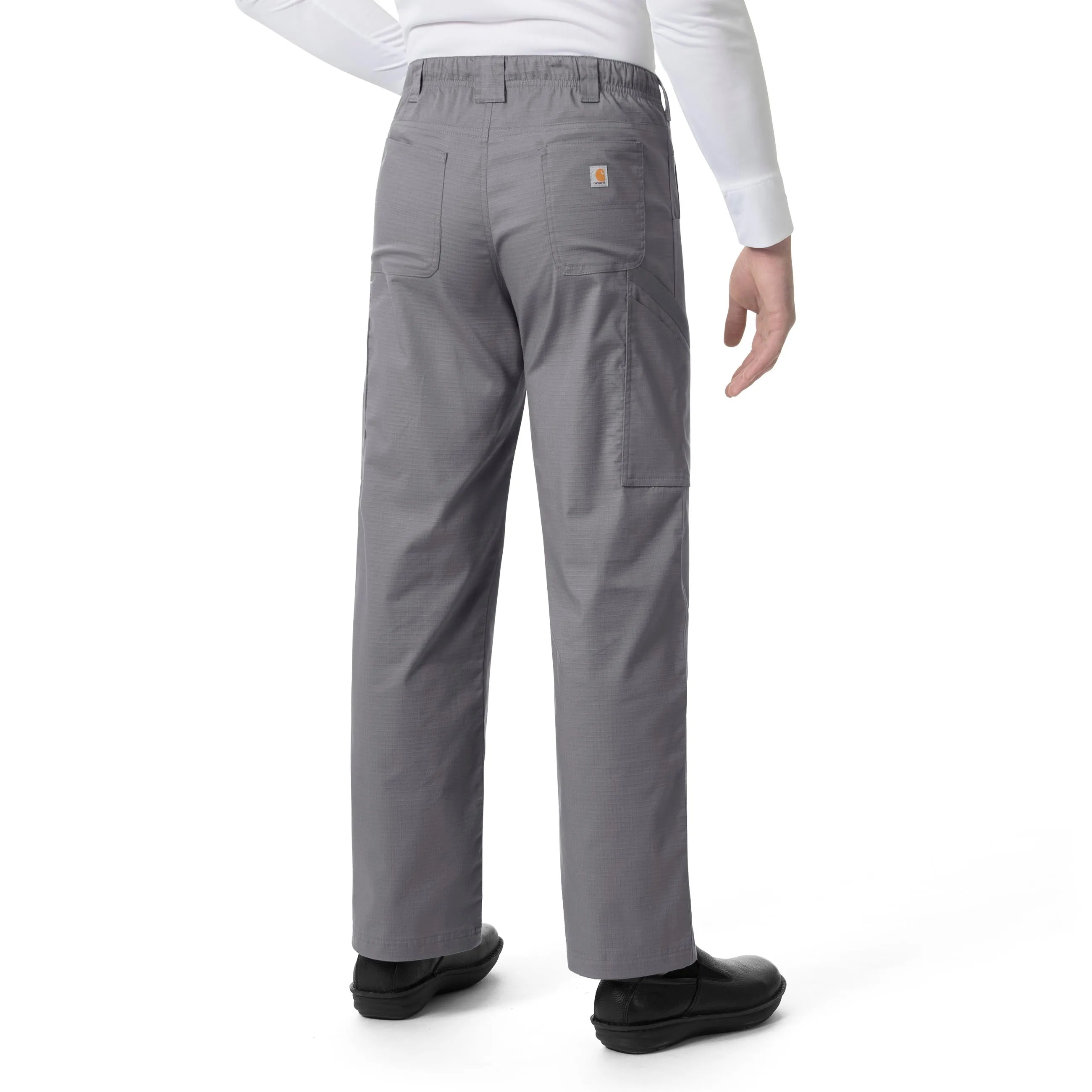 Carhartt Rugged Flex Ripstop Men’s Straight Leg Cargo Scrub Pant - Pewter