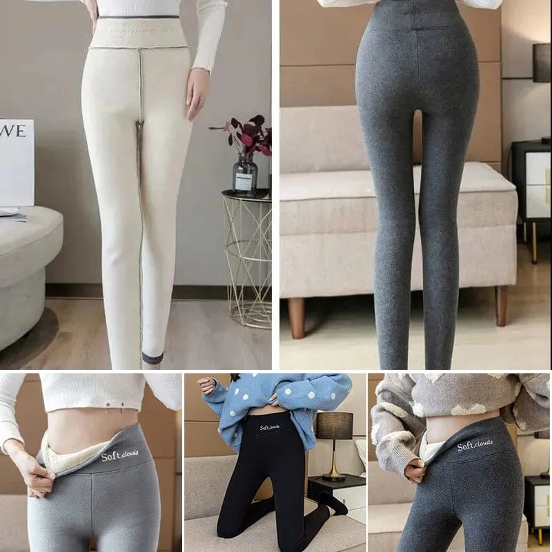 Casual Warm Winter Solid Pants