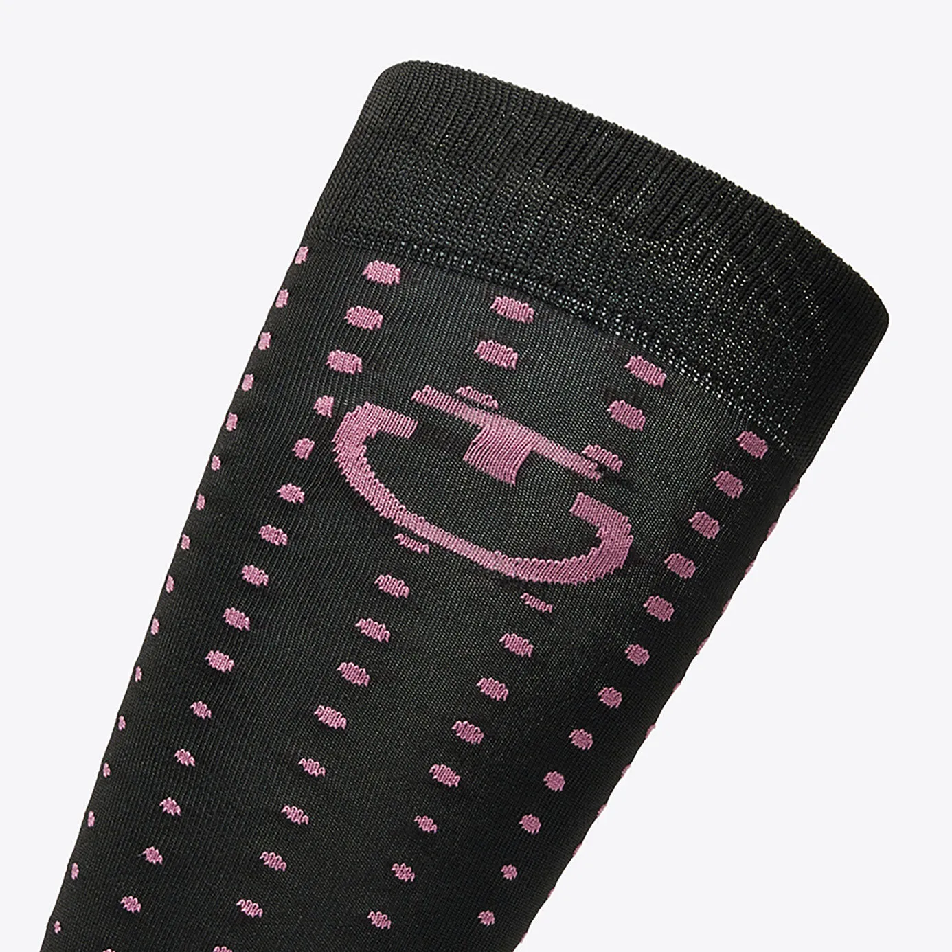 Cavalleria Toscana Pop Art Socks - Black/Pink