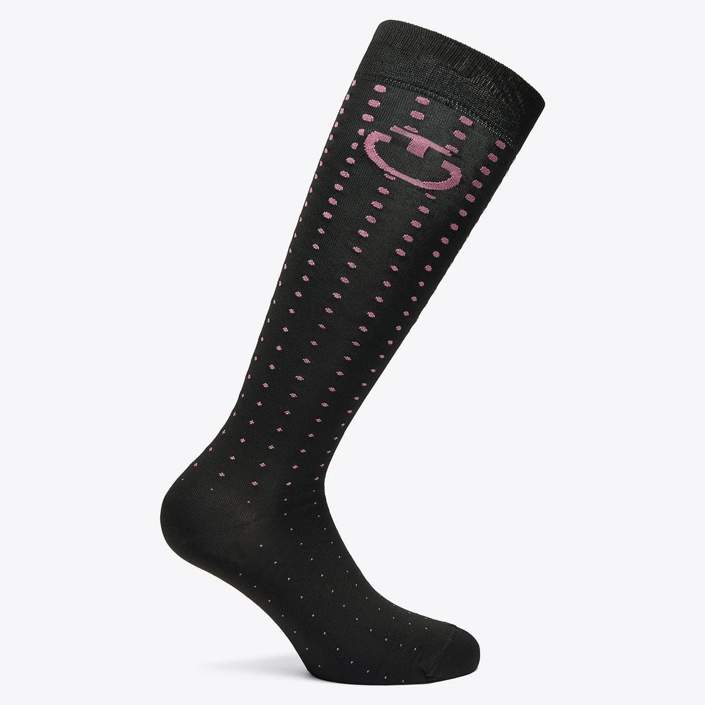 Cavalleria Toscana Pop Art Socks - Black/Pink