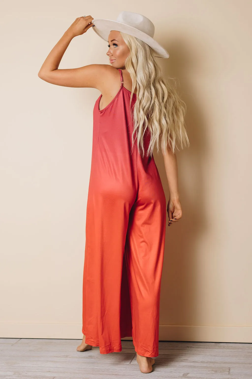 Cher Gradient Color Jumpsuit