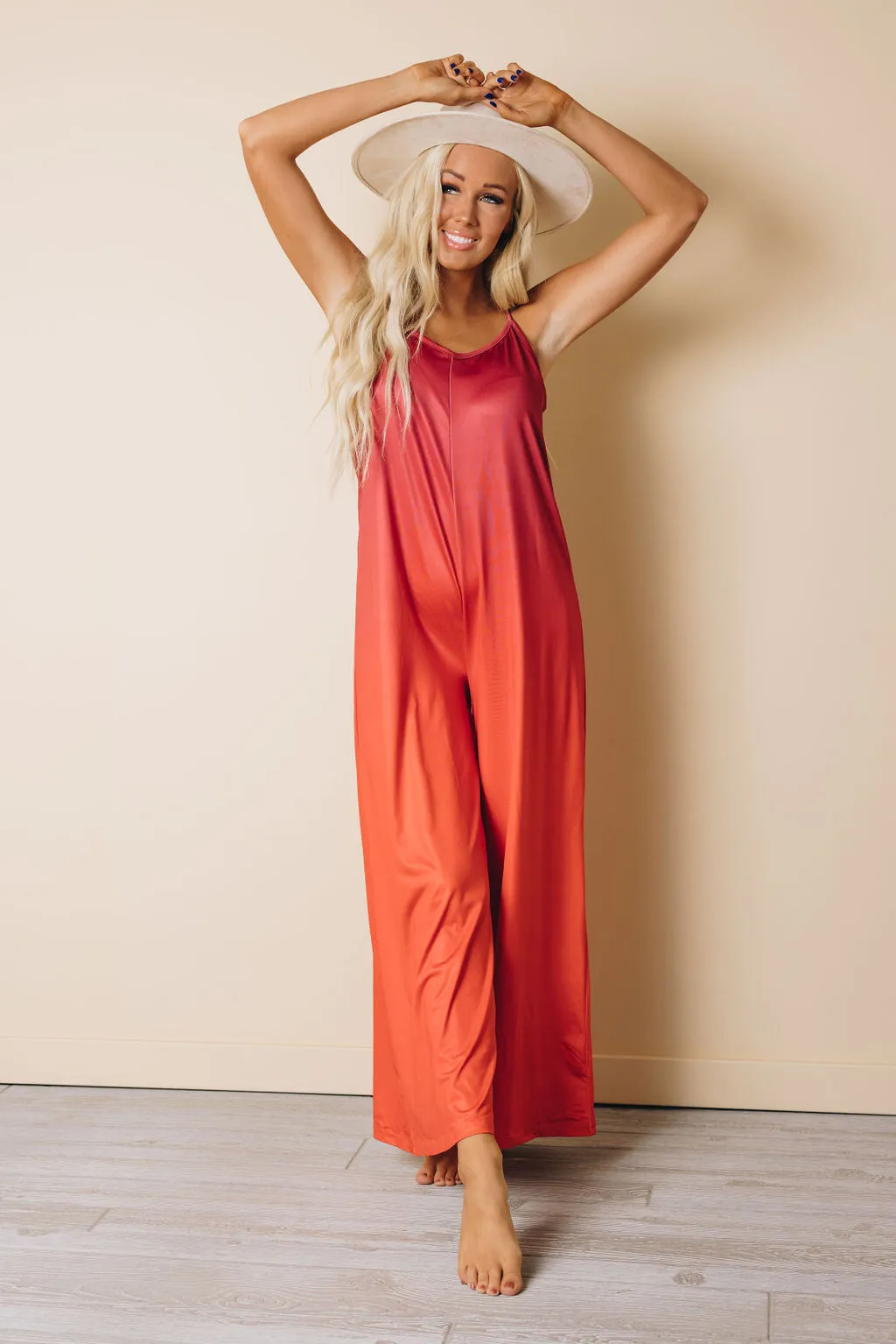 Cher Gradient Color Jumpsuit