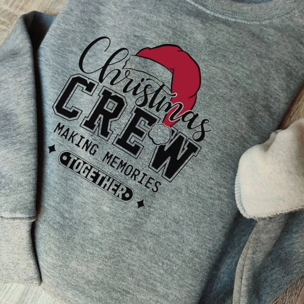 Christmas Crew Sweater - Festive & Cozy Custom Graphic Sweatshirt For Holidays