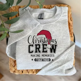 Christmas Crew Sweater - Festive & Cozy Custom Graphic Sweatshirt For Holidays