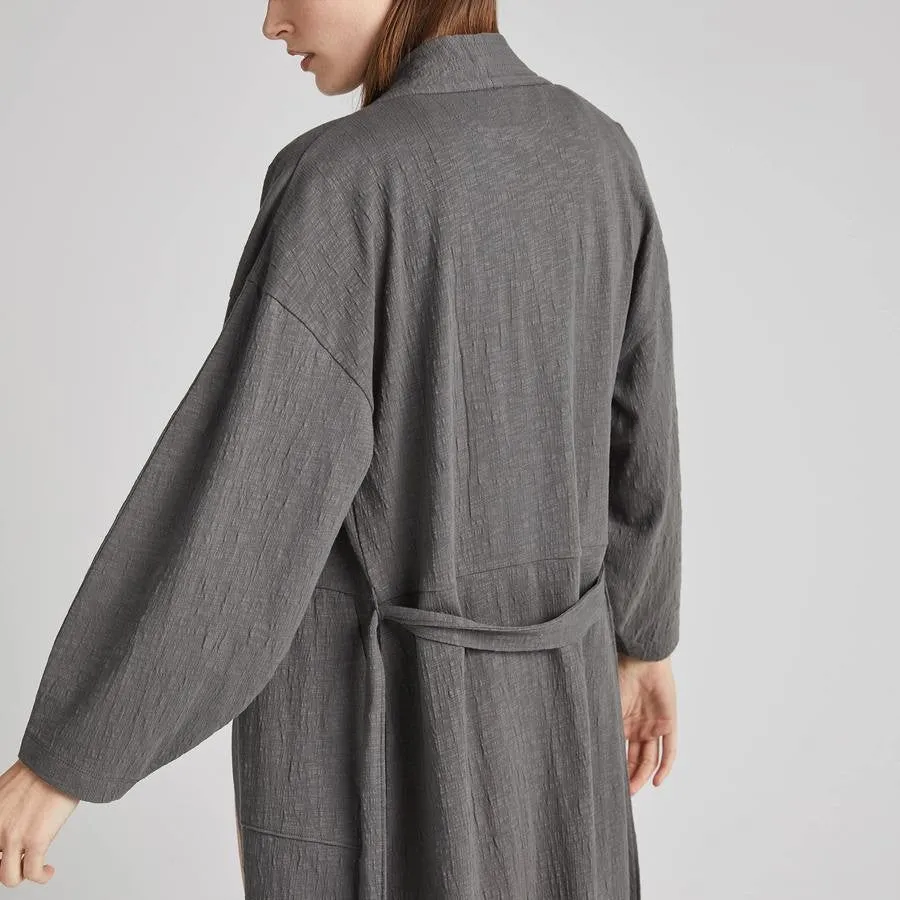 Cloud Robe Coat (Gunmetal)