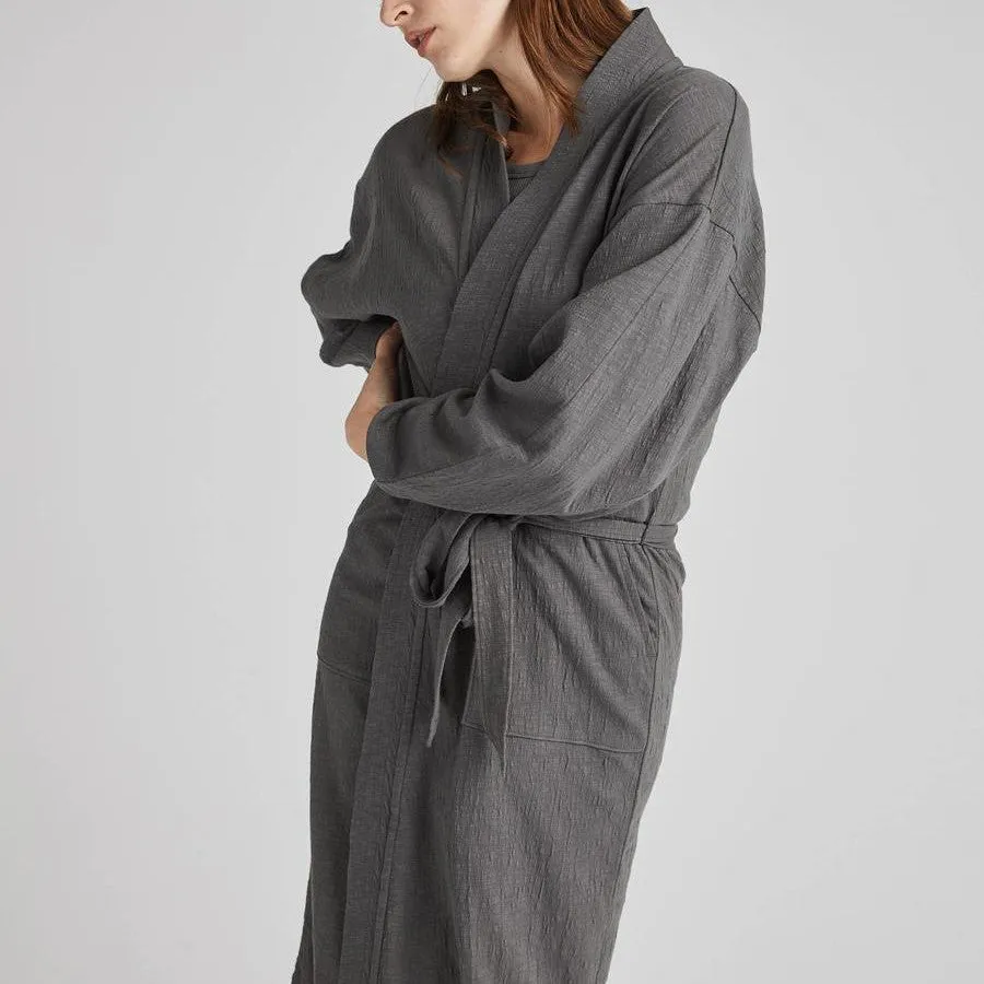 Cloud Robe Coat (Gunmetal)