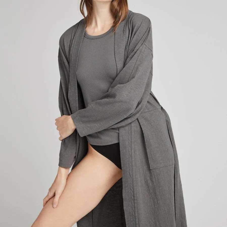 Cloud Robe Coat (Gunmetal)