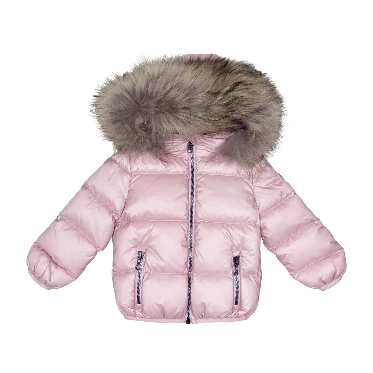 Colmar Milkshake Down Baby Coat With Fur