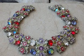 Colorful choker necklace