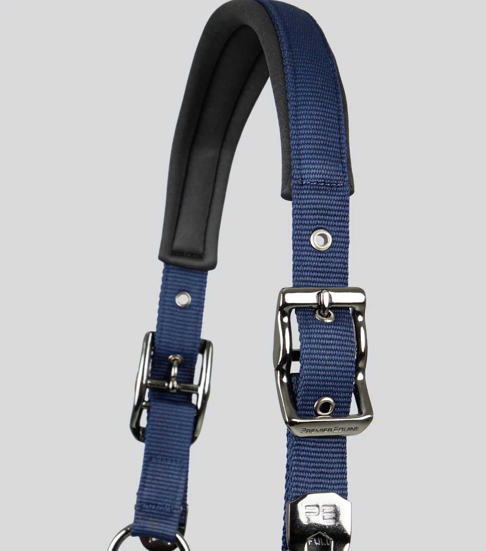 Corda Padded Head Collar with Lead Rope Navy