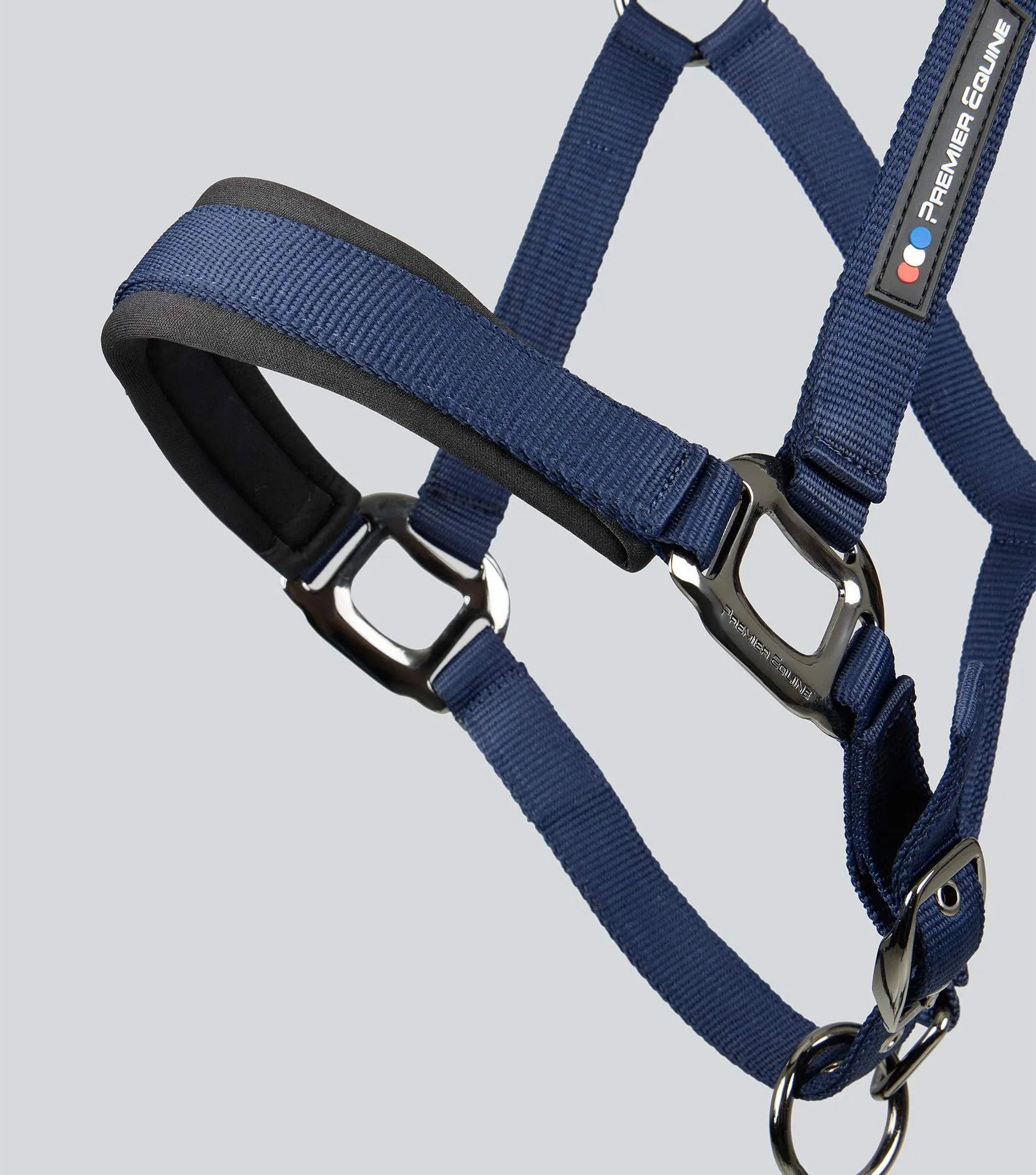 Corda Padded Head Collar with Lead Rope Navy