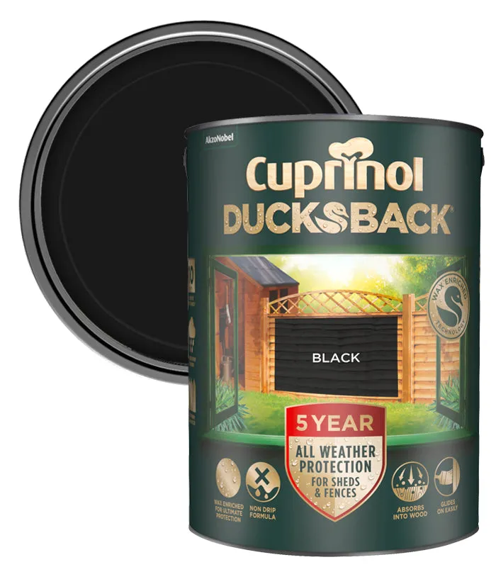 Cuprinol 5 Year Ducksback Stain- 5 Litre