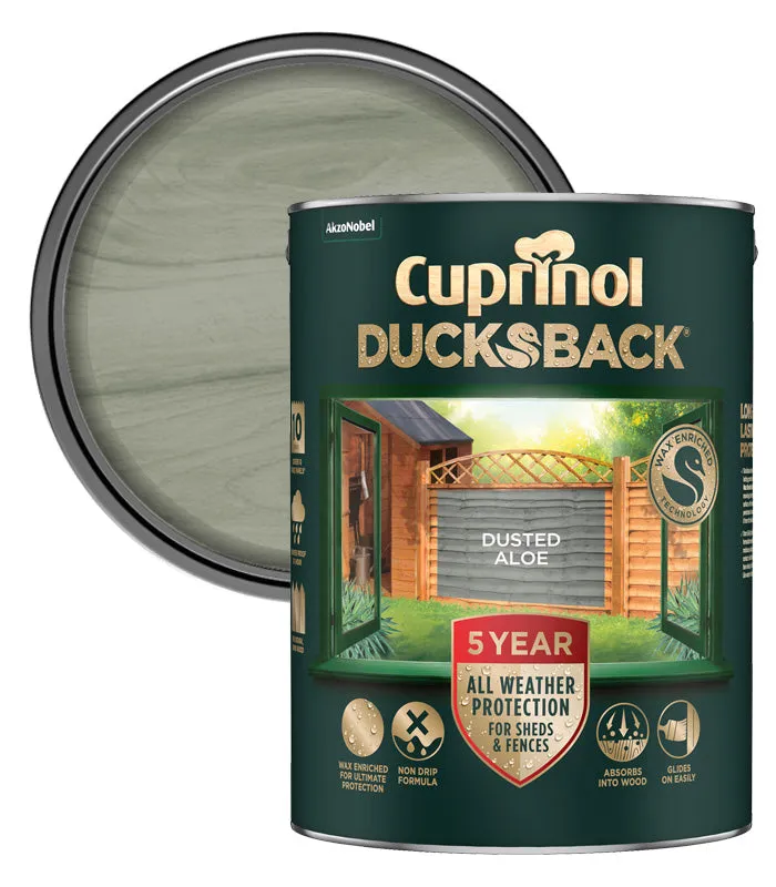 Cuprinol 5 Year Ducksback Stain- 5 Litre