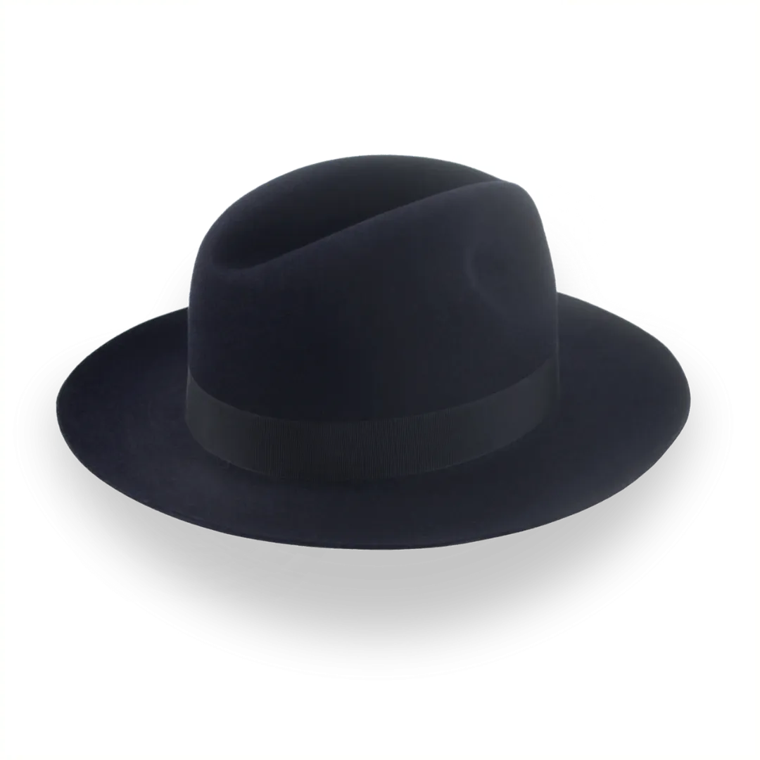 Dark Navy Fedora Classic for Men | The Brando