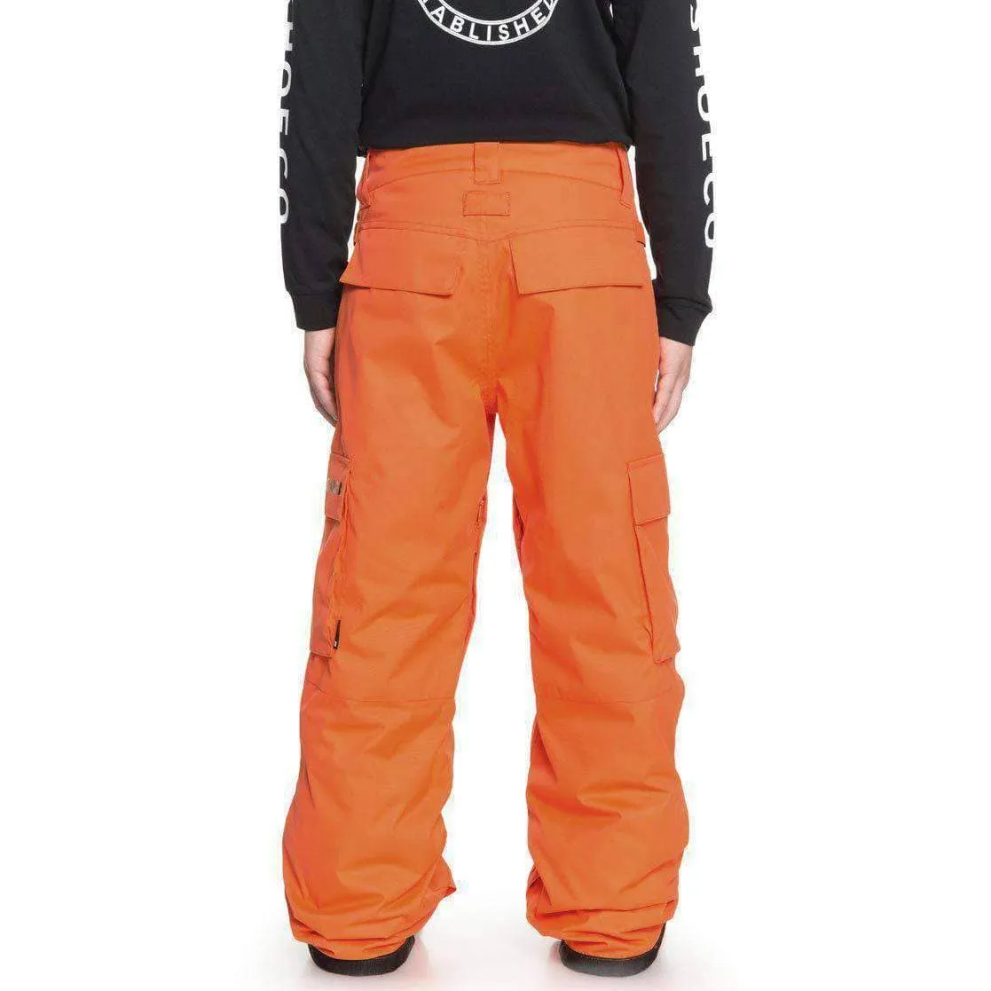 DC Boys Banshee Kids Snow Pants - Red Orange