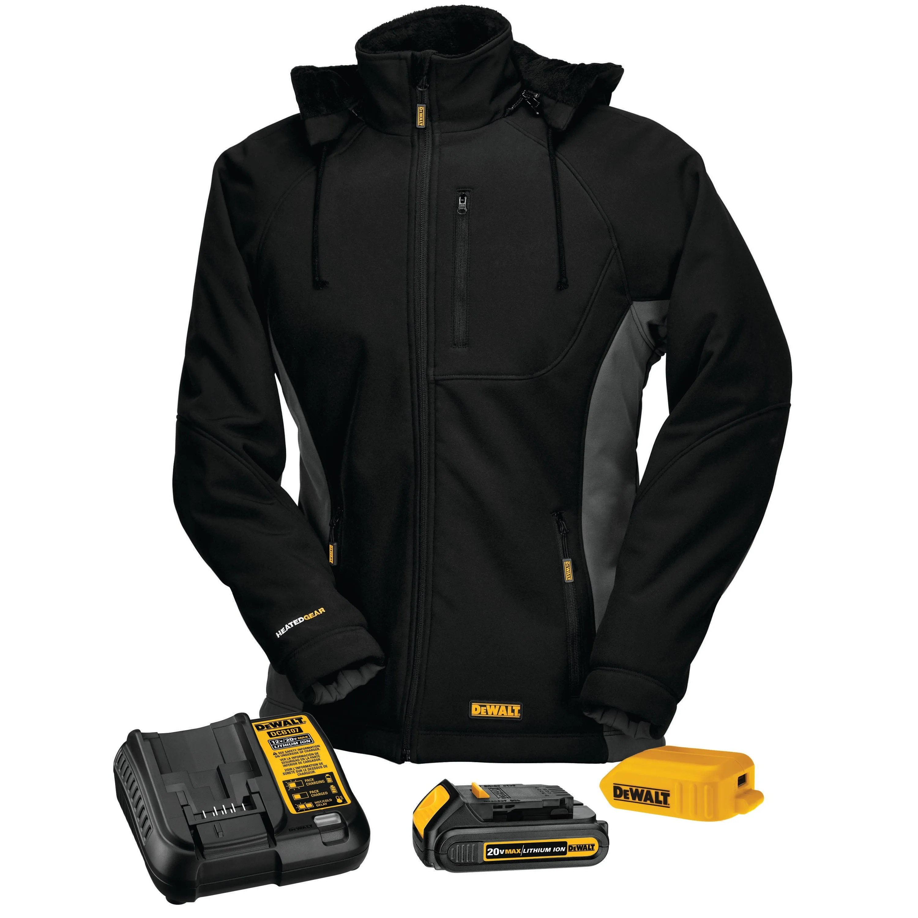 DEWALT Women's Heated Soft Shell Coat Kitted