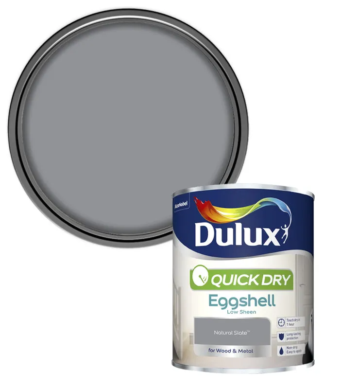 Dulux Quick Dry Eggshell Paint - 750ml