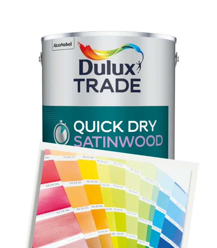 Dulux Trade Quick Dry Satinwood - Tinted Colour Match