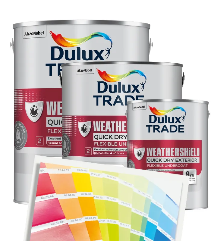 Dulux Trade Weathershield Quick Dry Exterior Flexible Undercoat - Tinted Colour Match