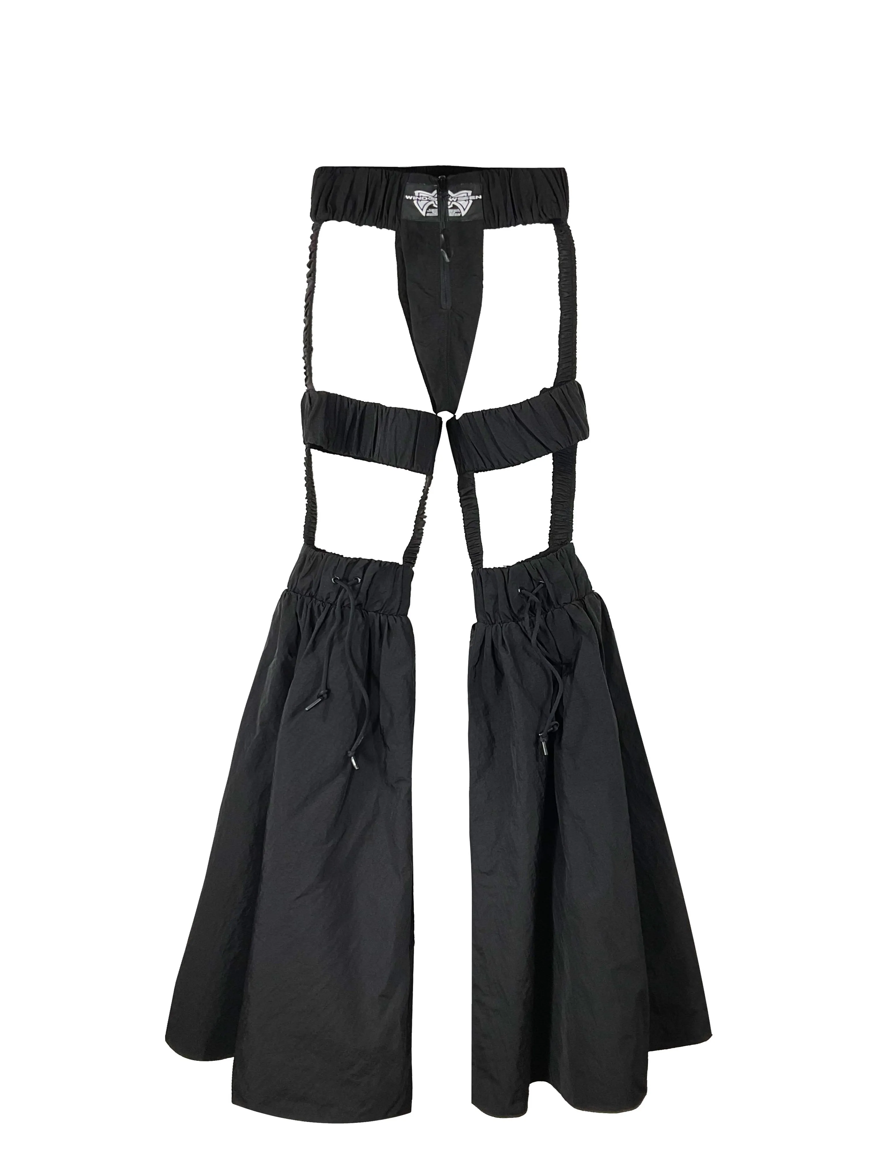 ELASTIC STRAP HARNESS FLARE PANTS